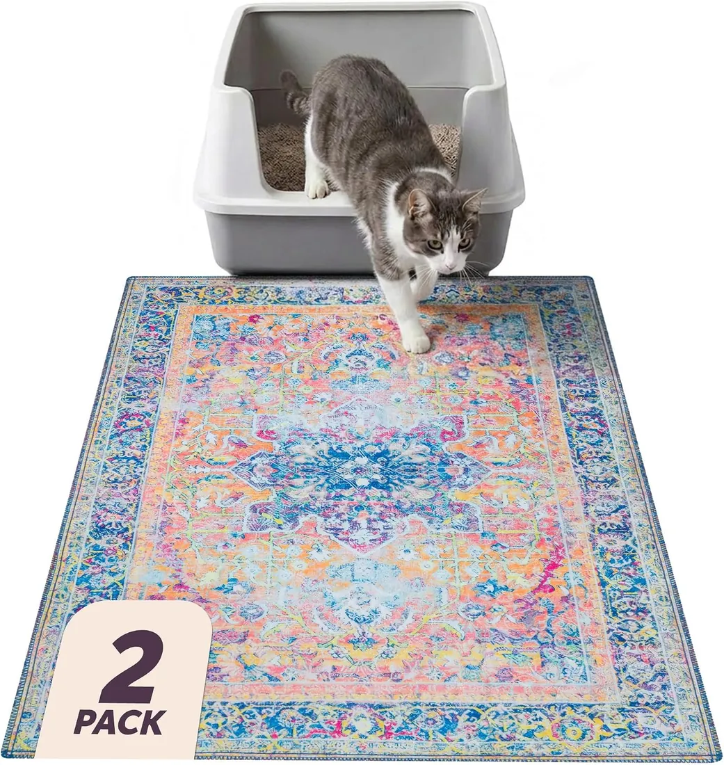 Lovewag Pets Litter Mat 36 x 48 in 2-Pack